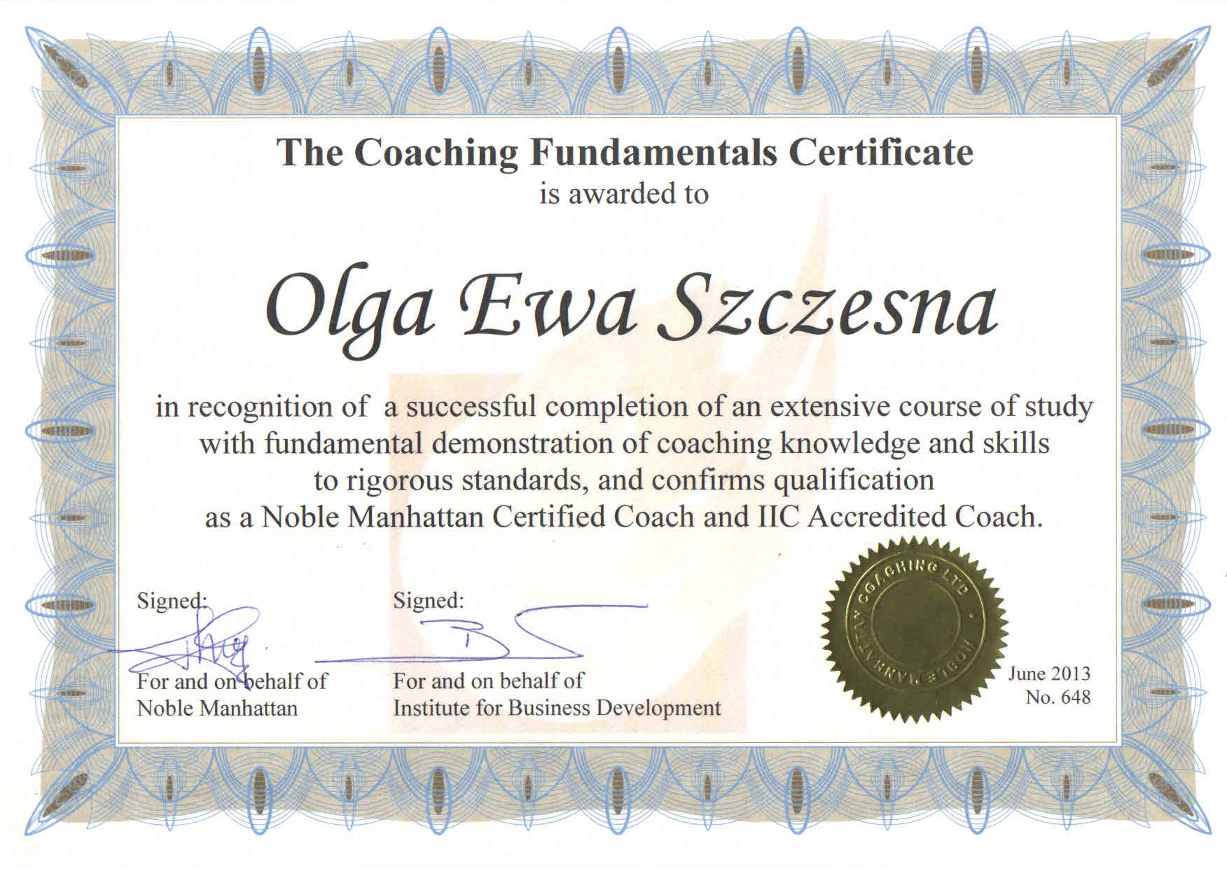 certyfikat-coaching